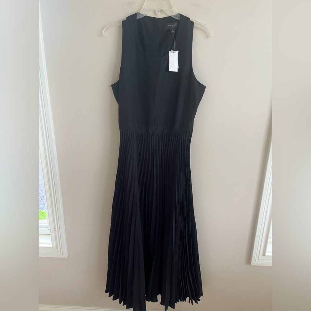 NWT-Banana Republic Black Midi Dress, Size 10